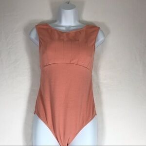 CupShe Blush Pink One Piece Swimsuit